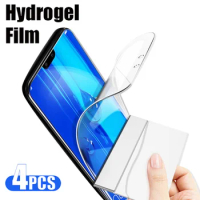 4PCS Full Cover Screen Protector for Huawei P30 P40 P20 P50 Lite Pro Hydrogel Film for Huawei Mate 40 30 Pro Lite Curved Film