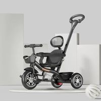 鳳凰兒童三輪車1-3-2-6歲手推腳踏車大號嬰兒手推玩具車