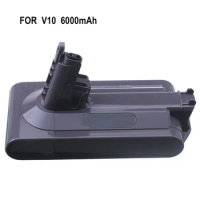 25.2V 6000mAh Replacement battery for Dyson SV12 Fluffy Animal Absolute Motorhead Handheld Vacuum Cleaner Battery For Dyson V10