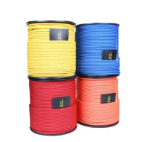 30/50 outdoor static rope 6mm6 core climbing auxiliary rope climbing survival rope grab knot rope umbrella rope equipment