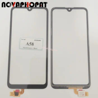 Novaphopat Tested Black Sensor For Itel A48 / A58 Touch Screen Digitizer Front Glass Lens Panel Screen Replacement