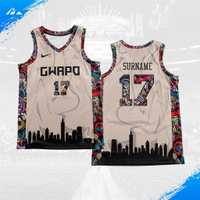 2023 new[Edward]CUSTOMIZED JERSEY (CUSTOM JERSEY NAME/SURNAME/NUMBER) | FULL SUBLIMATION | NBA CUT