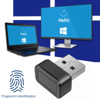 USB Fingerprint Key Reader FIDO U2F Biometric Fingerprint Scanner Windows Hello Anti-Spoofing Speedy