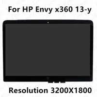 For HP ENVY x360 13-Y013CL LED LCD Display Touch Screen Digitizer Glass Assembly QHD+ 3200X1800 Replamement For HP x360 13-y