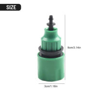 5 X Water Hose Quick Connector 4/7mm, 8/11mm Plastic Garden Water Hose Quick Connector Micro Irrigation Adapter Connector