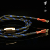 聲韻hifi鍍銀USB2.0線發燒DAC解碼器數據線音頻線音響信號USB聲卡