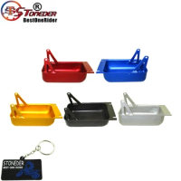 STONEDER Aluminum Sump Guard Oil Catch Tank Tray For Pit Dirt Bike Supermoto