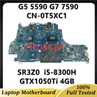 T5XC1 0T5XC1 CN-0T5XC1 For Dell Inspiron G5 5590 G7 7590 Laptop Motherboard VULCAN17_N17P SR3Z0 i5-8300H GTX1050Ti 4GB 100% Test