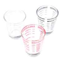 30 ML Glass Measuring Cup With Scale Shot Glass Liquid Glass Ounce Cup Baking Tools Kitchen Appliances