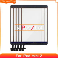 5pcs/Lots Touch 100% Tested For iPad Mini 2 A1489 A1490 A1491 Touch Screen Digitizer With IC Chip Connector Flex No/ With Key