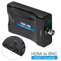 HDMI to BNC Composite Video Signal Converter Adapter VHS DVD Player Support PAL / NTSC