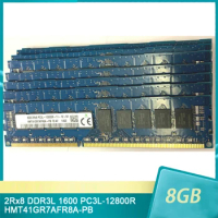 1Pcs For SK Hynix RAM 8GB 8G 2Rx8 DDR3L 1600 PC3L-12800R HMT41GR7AFR8A-PB Memory