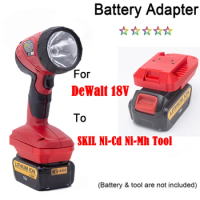 Battery Convert Adapter for DeWalt 18 Lithium to for SKIL Nickel Battery Power Tool Accessories (Not include tools and battery)