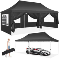 Canopy 10x20 Heavy Duty EZ Pop Up Party Tent Waterproof Gazebo Outdoor Carport