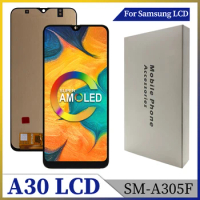 Super AMOLED For Samsung Galaxy A30 A305 LCD Display SM-A305F A305FN A305F/DS LCD Assembly For Samsung A30 Screen Replacement