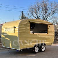 Custom Coffee House Ice Cream Truck Mobile Food Van Mobile Pizza Food Trailer Juice Taco Truck Hot Dog Stand Customized