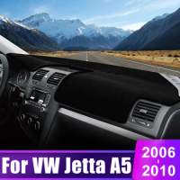 For Volkswagen VW Jetta MK5 5 A5 2006 2007 2008 2009 2010 Car Dashboard Sun Shade Cover Mat Instrument Desk Pads Accessories