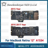 Laptop A1534 Motherboard For Apple Macbook 12" Logic Board 820-00045-A 820-00244-A 820-00687-A 256/512GB 2015 2016 2017 Year