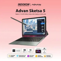 Advan Sketsa 5 8GB/128GB Tablet 12" 2K IPS 90Hz Helio G99 Garansi Resmi tablet+stylus+keyboard