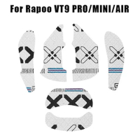 1 Set Mouse Grip Tape Sticker For Rapoo VT9 PRO MINI AIR Non Slip Suck Sweat Black Gaming E-Sports Gamer Accessories
