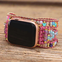 Gorgeous Natural Stone Apple Watch Band Vegan Smart Watch Strap Hight End Bracelet for Watch Band Wholesale&amp;Dropshipping