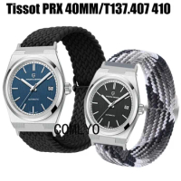 For Tissot PRX 40MM PRX T137.407 410 Watch Strap Women men smart watch Band Nylon Belt Adjustable Soft Wristband Bracelet