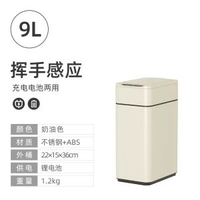 新款智慧感應垃圾桶家用帶蓋衛生間夾縫客廳廚房自動打包垃圾桶
