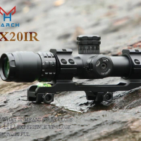 March 2-8x20 IR Tactical RiflesScope Optics Rifle Scopes sight HD R/G Hunting Scopes With Mounts For Hunting Airsofts Airguns