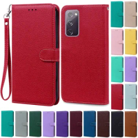For Samsung Galaxy S20 Ultra Leather Flip Wallet Case For Samsung Galaxy S20 FE S 20 Plus Phone Case Funda