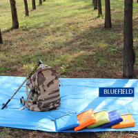 【BLUEFIELD】輕便多彩野餐地墊 露營天幕