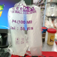 DM Thinwall Food Container Bulat 100 ml Isi 50 Set
