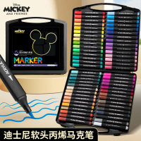 DSN Small Black Box Soft Tip Acrylic Marker Pen, Layerable Water-Based Single Tip Mickey Mouse Water