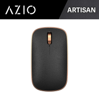 AZIO RETRO R.C.M. ARTISAN 無線藍牙復古牛皮滑鼠(黑金)