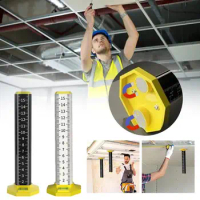 Light Steel Leveling Artifact Ceiling Leveling Special Ruler Equal Height Ruler Gradienter Stick Wall Lay Floor Tiles Tools