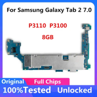 Working For Samsung Galaxy Tab 2 7.0 P3100 P3110 Motherboard 3G&amp;WIFI Unlocked Mainboard Circuits Cable Full Tested