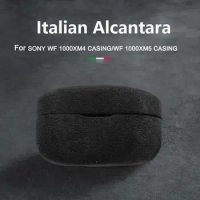 Wireless Earbuds Italian Alcantara process cover Protector Anti-Scratch For WF-1000XM5 for sony WF 1000xm4 Earphone Accessories