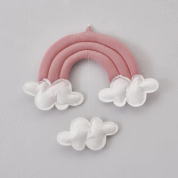 Baby Bed Around Bumper Bar Crib Cot Room Clouds Accessories For Infant Baby Bedding Set Toys Kids Crib Pendant