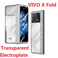 Detachable Hinge For Vivo X Fold Plus Case Glass Film Screen Protector Hard Clear Protection Cover