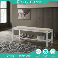 FurnitureFit 4FT Solid Wood  Shoe Bench Chair / Outdoor Chair / Stool / Kerusi Bangku / Stool / Sofa
