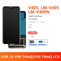 6.4''Display For V50 ThinQ LM-V500 LCD Touch Screen For LG V40 ThinQ LM-V405 LCD Display Digitizer Replacement