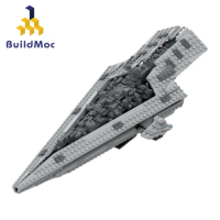 Buildmoc Movie Star Plan Super Star Destroyer Fighter 480PCS MOC Model Building Blocks Toys for Children DIY Toy Kids Gifts