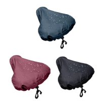 1pc Bicycle Saddle Cover Bike Seat Rain Cover For Bicycle Ebike Dust Cover 27x24CM Oxford Cloth Bicycle Seat Covers Accessories