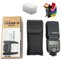 YongNuo YN560-III YN560III Flash Speedlite Flashlight for Canon Nikon Pentax Olympus Panasonic DSLR Camera Upgrade