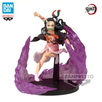 In Stock BANPRESTO VIBRATION STARS PLUS Demon Slayer Kamado Nezuko PVC Anime Action Figures Model Collection Toy