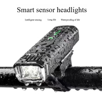 HXsport Depan Basikal, Depan Basikal, Boleh Dicas Semula USB, Amaran Keselamatan Berbasikal ebik