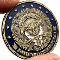 US Air Force Bronze Commemorative Coin ST.MICHAEL Military Collectibles Gifts