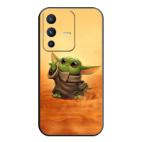 Sarung Telefon Foto Tersuai, Tema Star Wars Baby Yoda, Untuk VIVO V50, V40, S1, V15, V17, V20, V20SE