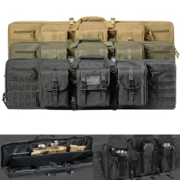 Tactical Gun Backpack Large Capacity Durable Hunting Gun Carry Bag Airsoft Shooting Rifle EVA Pad Protection Bags