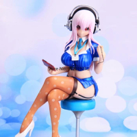 Anime Super Sonico Figure Removable Clothe Office Sonico OL Ver. PVC Action Figure Collection Model Toy Doll Gift 20CM