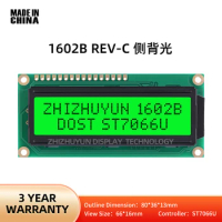 Warranty For Over Three Years LCD1602 1602 Green Screen With Backlight LCD Display 1602B Rev.C HD44780 Controller